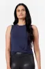 Leilani Tank in Navy sold by Daub & Design