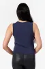 Leilani Tank in Navy sold by Daub & Design