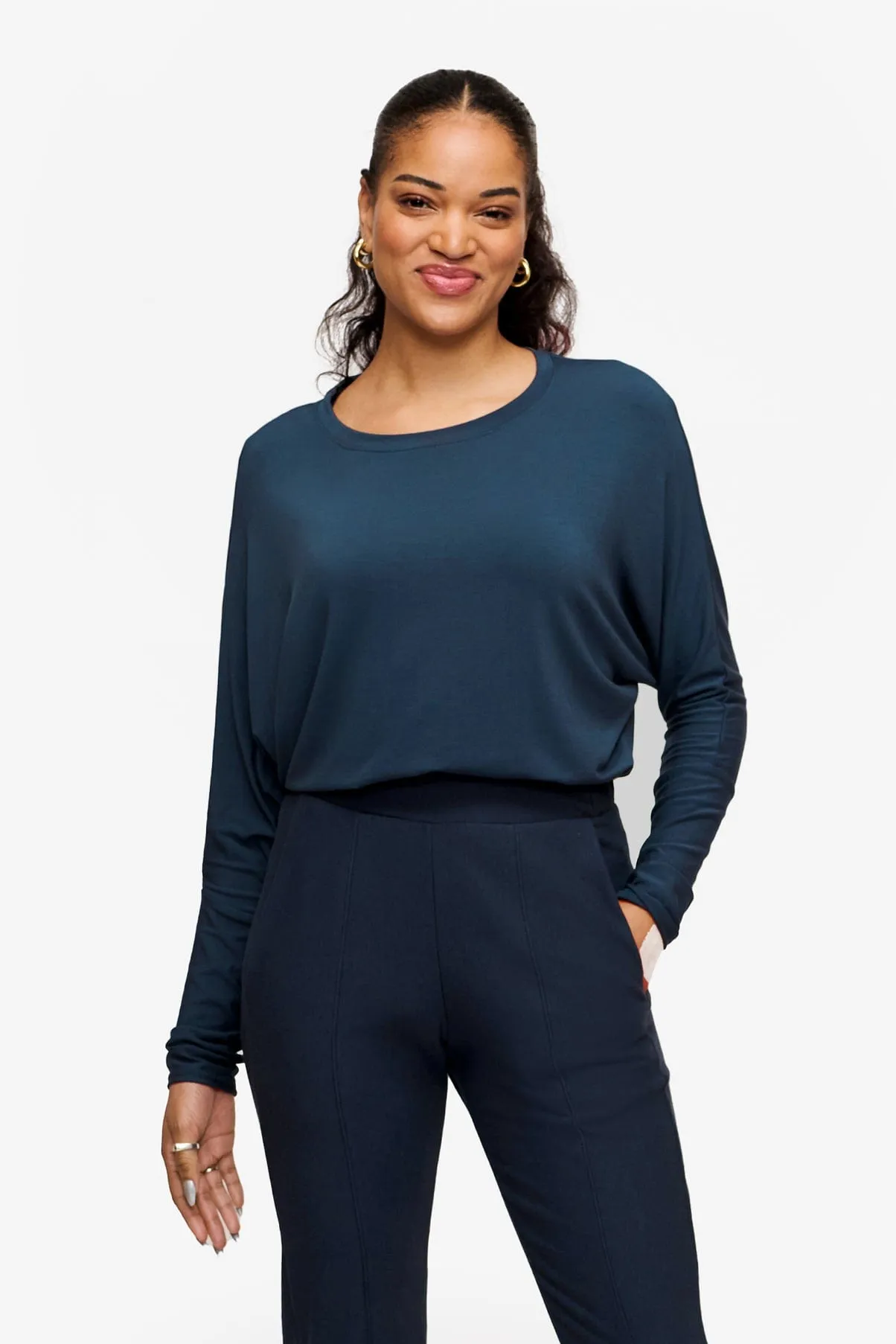 Dolman Longsleeve in Mystique sold by Daub & Design product image thumbnail 2