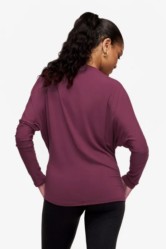 Dolman Longsleeve in Nocturne sold by Daub & Design