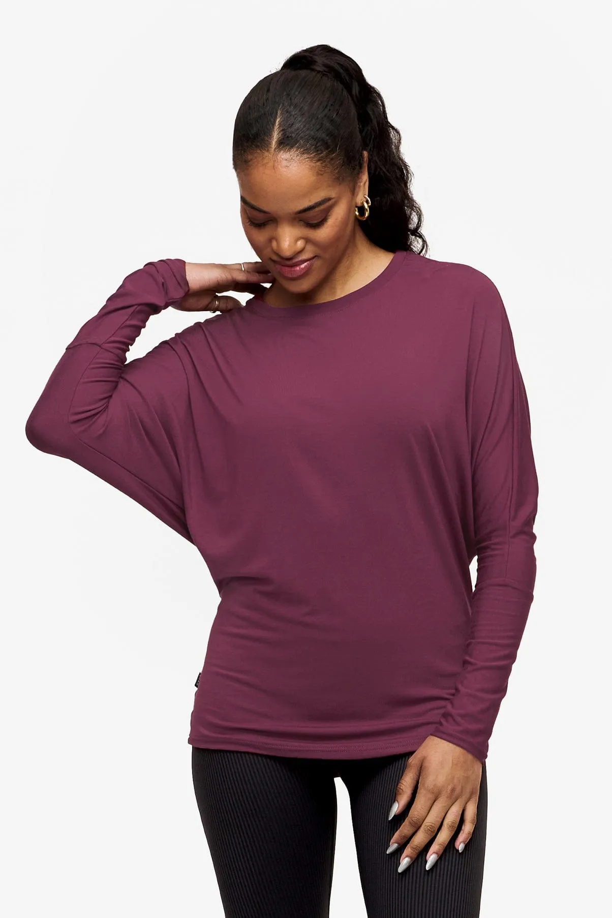 Dolman Longsleeve in Nocturne sold by Daub & Design product image thumbnail 2