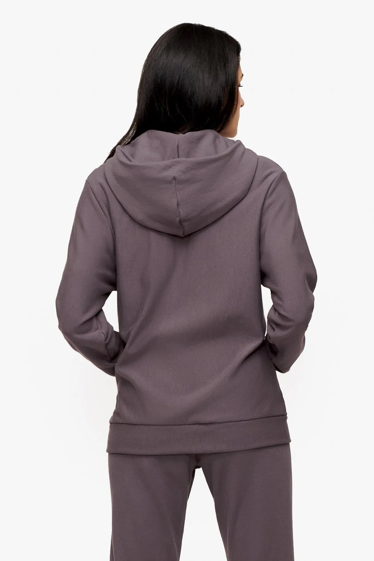Freedom Full Zip Hoodie in Sparrow sold by Daub & Design product image thumbnail 3