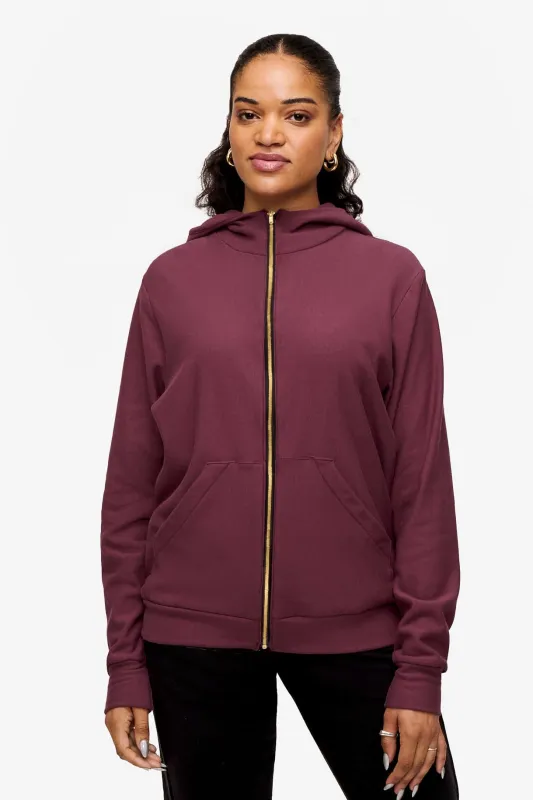 Freedom Full Zip Hoodie in Nocturne sold by Daub & Design