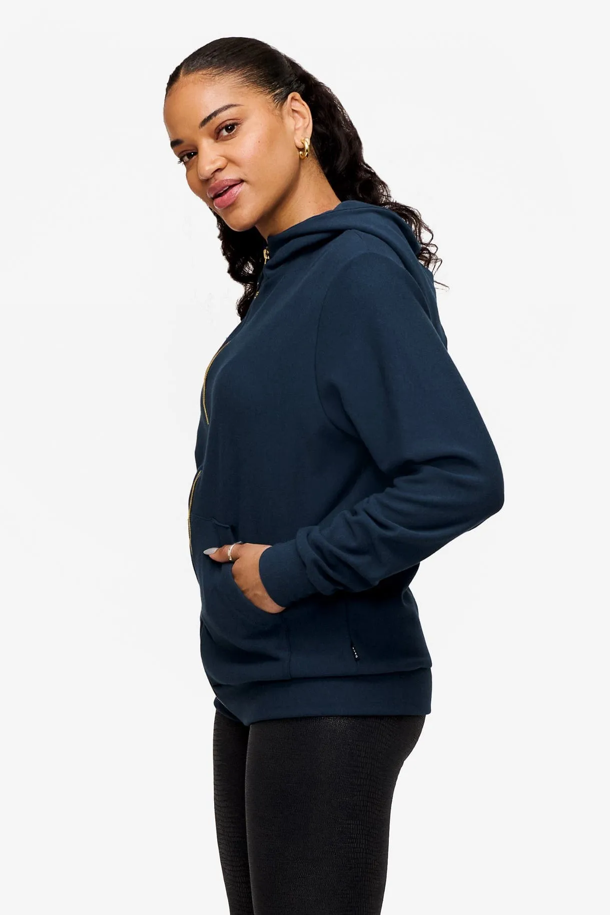 Freedom Full Zip Hoodie in Mystique sold by Daub & Design product image thumbnail 2