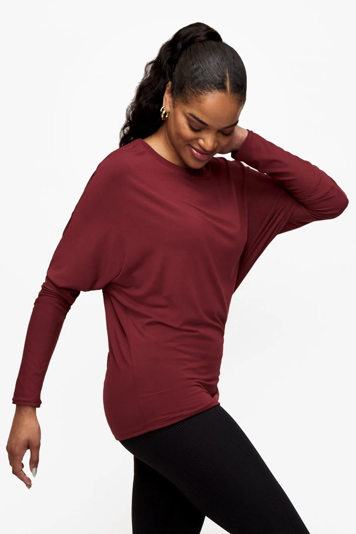 Dolman Longsleeve in Sienna sold by Daub & Design product image thumbnail 5