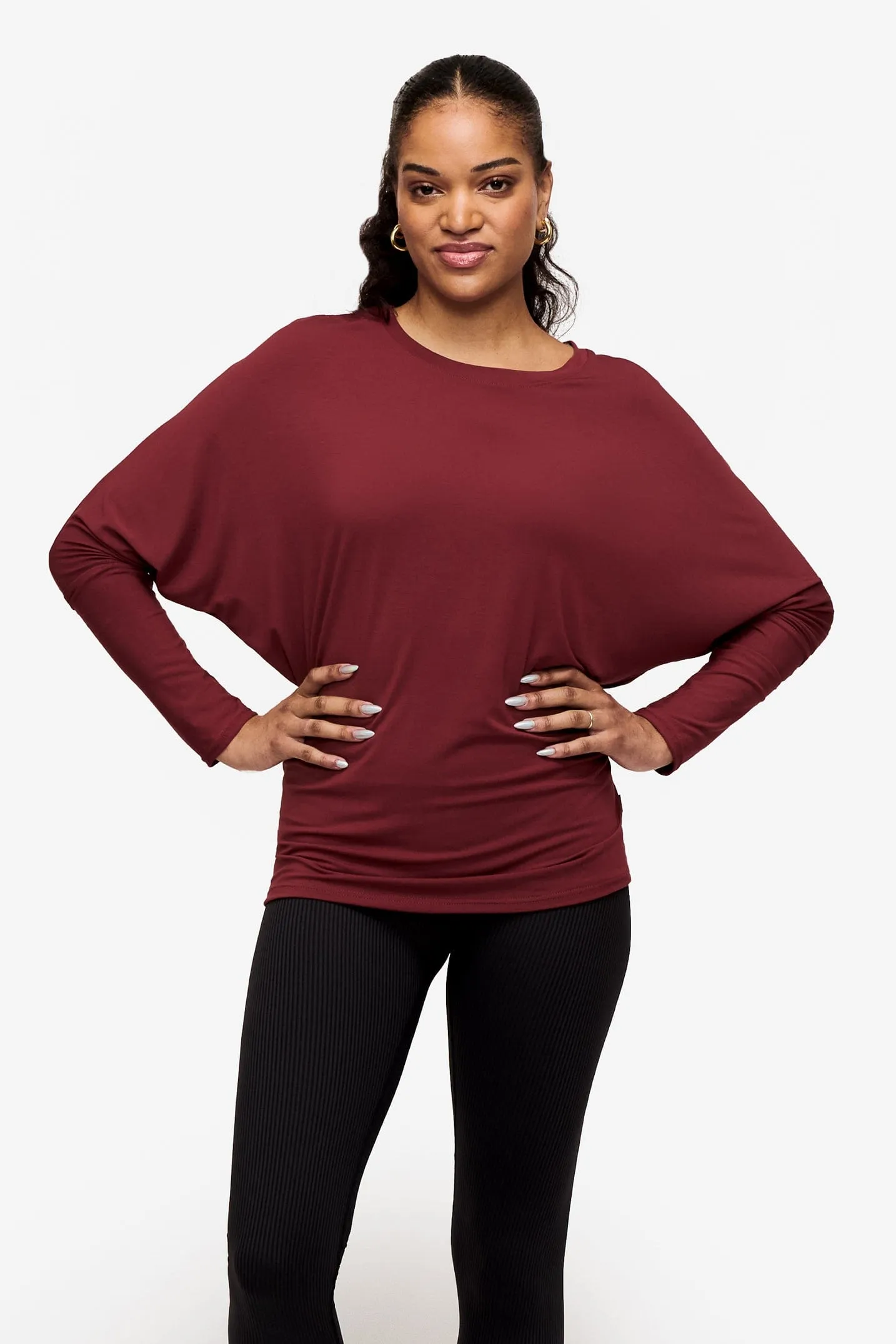 Dolman Longsleeve in Sienna sold by Daub & Design product image thumbnail 2