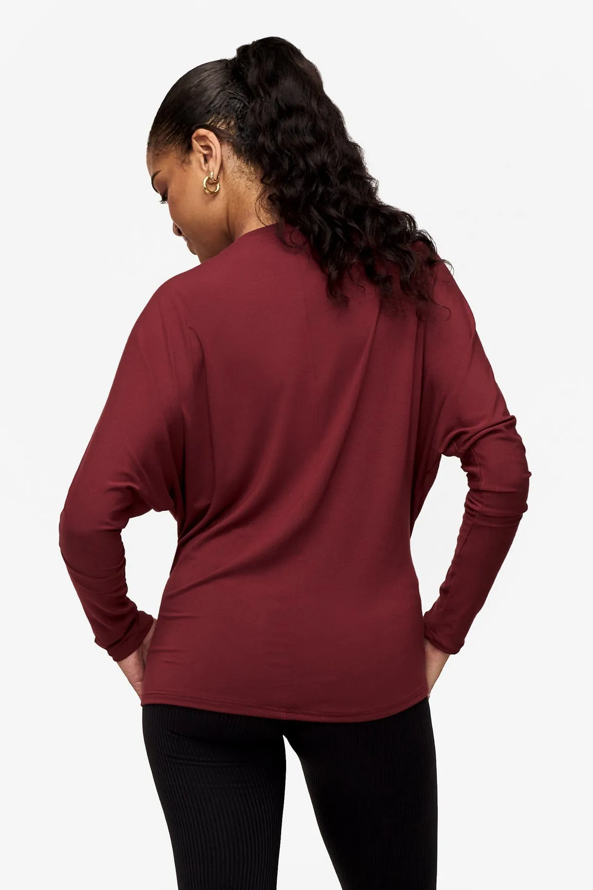Dolman Longsleeve in Sienna sold by Daub & Design product image thumbnail 3