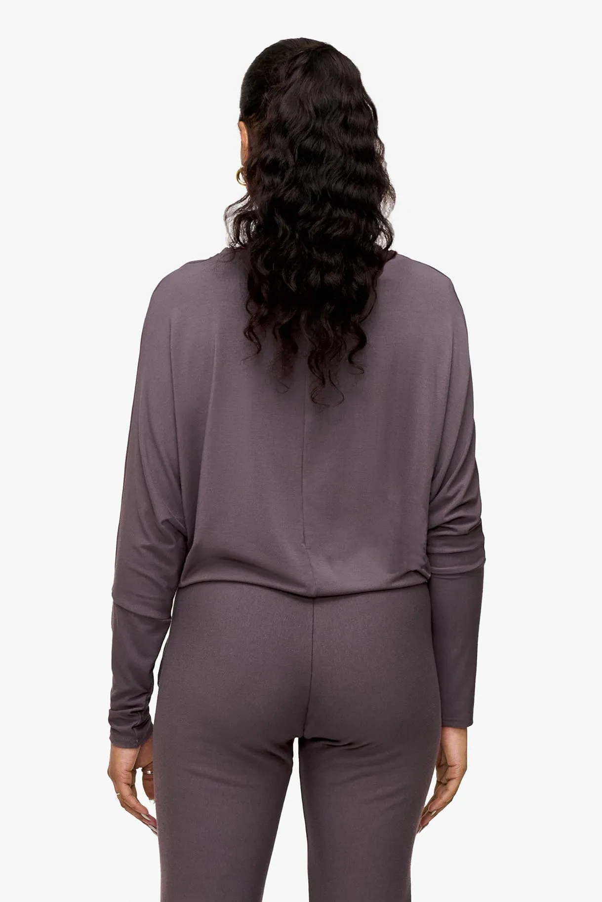 Dolman Longsleeve in Sparrow sold by Daub & Design product image thumbnail 3