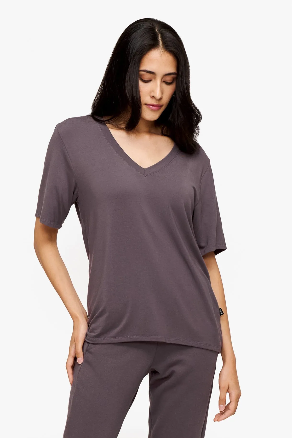 Everyday Tee in Sparrow sold by Daub & Design