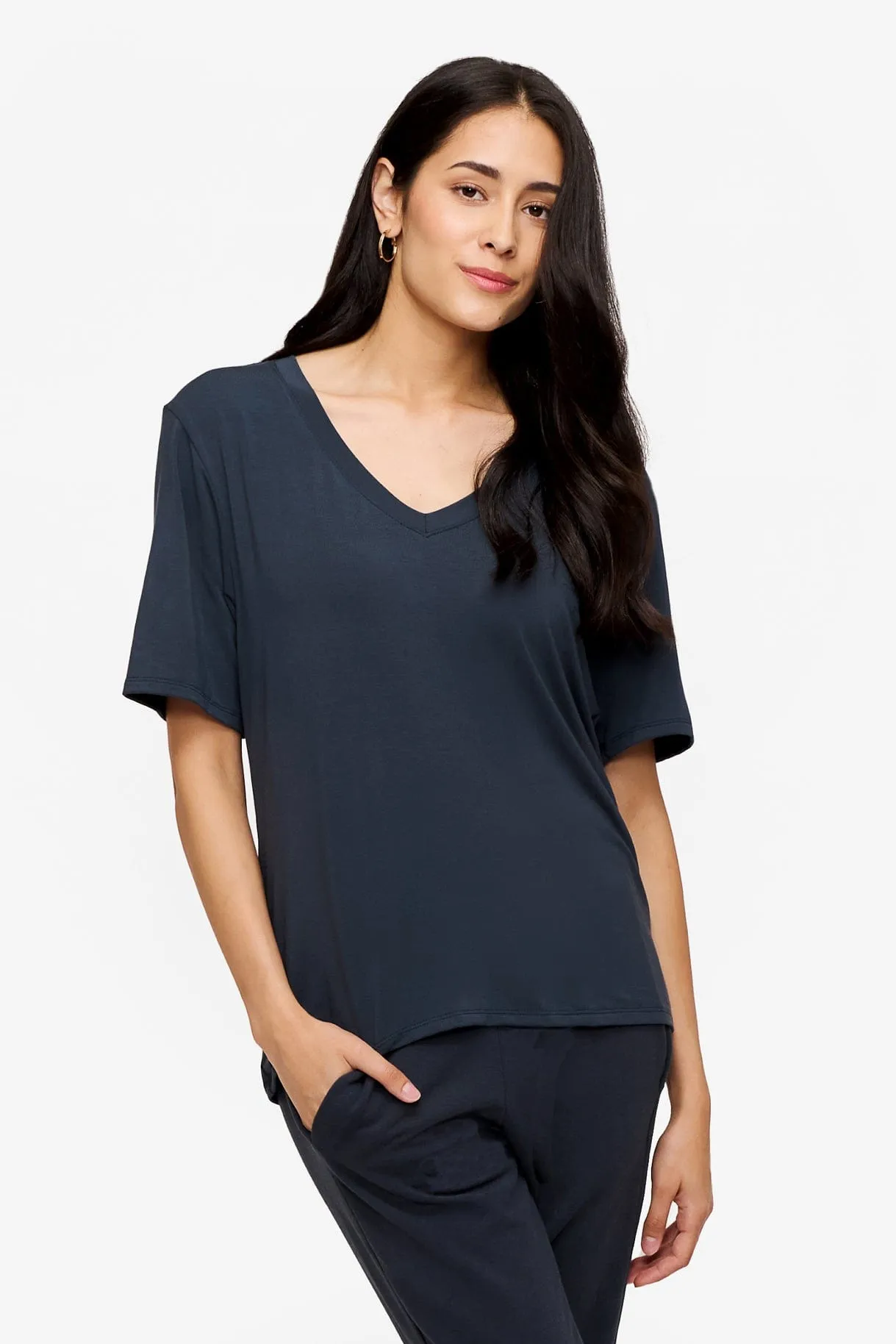 Everyday Tee in Eclipse sold by Daub & Design