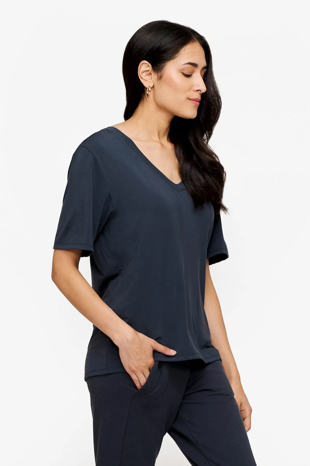 Everyday Tee in Eclipse sold by Daub & Design product image thumbnail 2