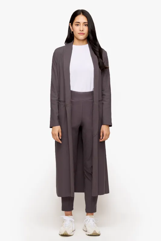 Knox Long Jacket in Sparrow sold by Daub & Design