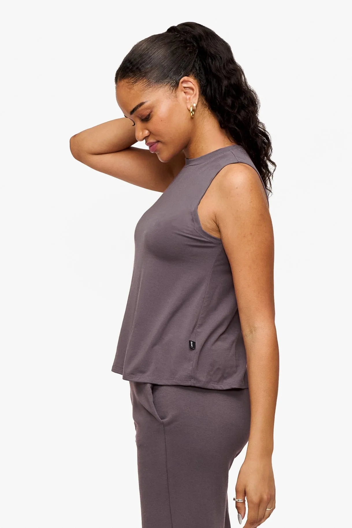 Maia Tank in Sparrow sold by Daub & Design product image thumbnail 4