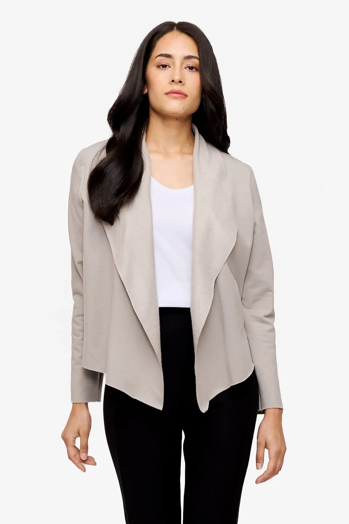 Sloane Jacket in Dove sold by Daub & Design