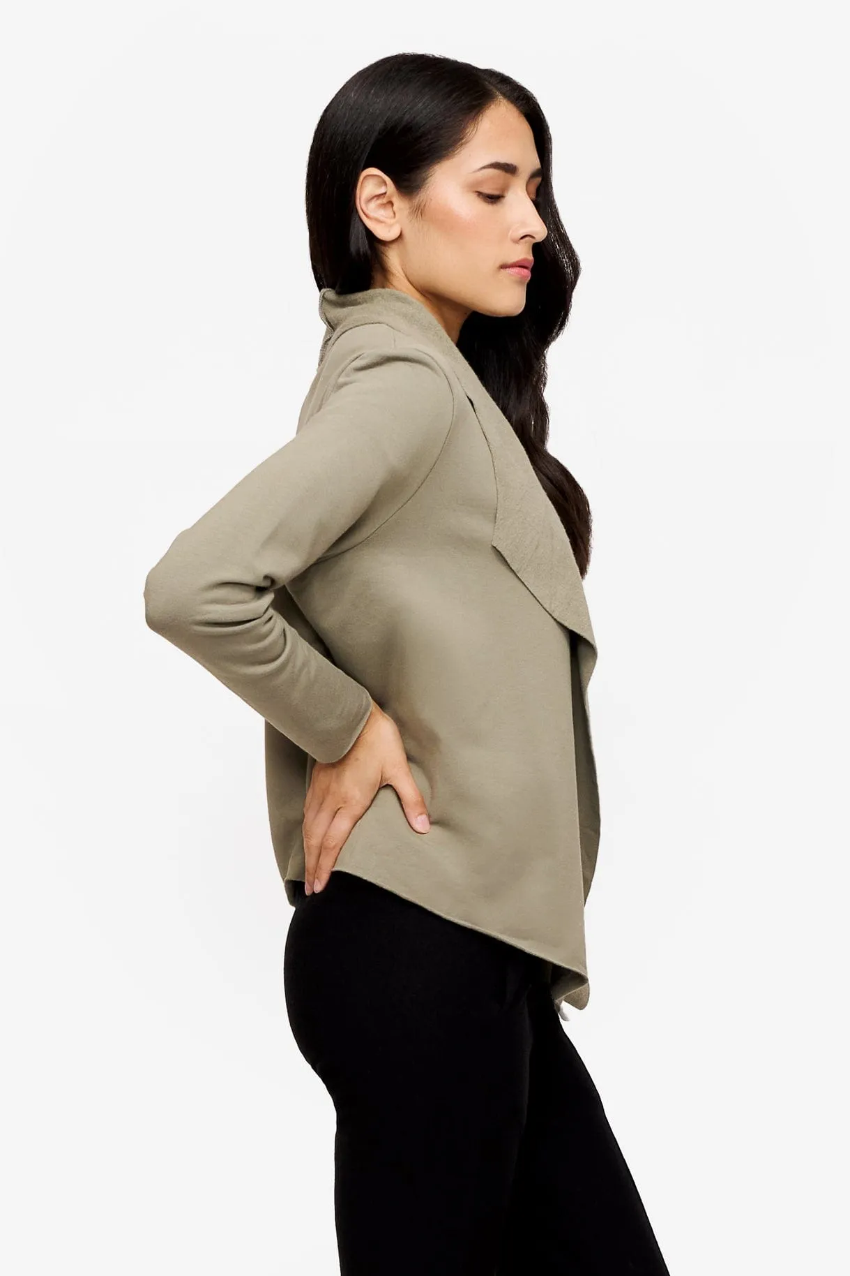 Sloane Jacket in Vetiver sold by Daub & Design product image thumbnail 2