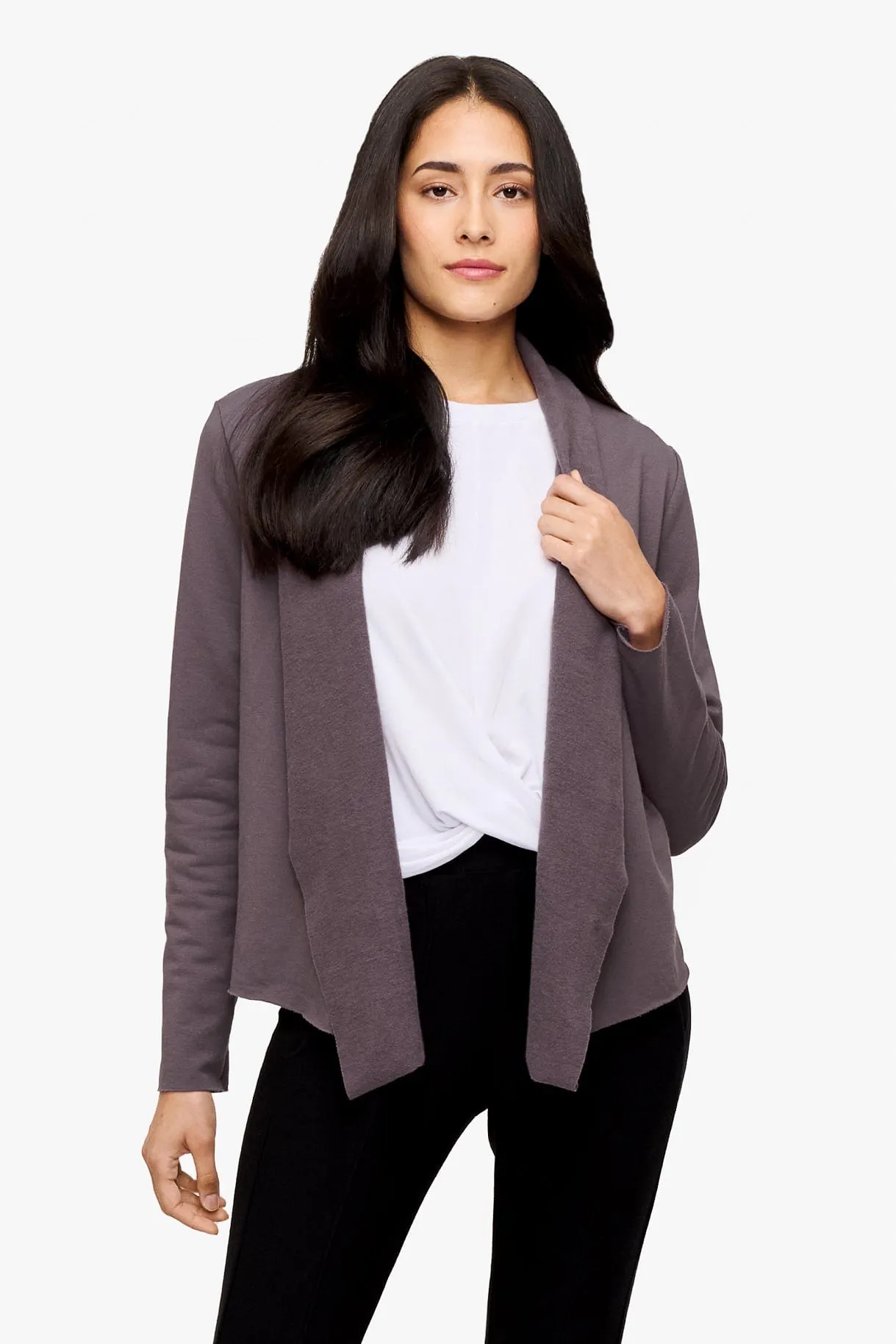 Sloane Jacket in Sparrow sold by Daub & Design