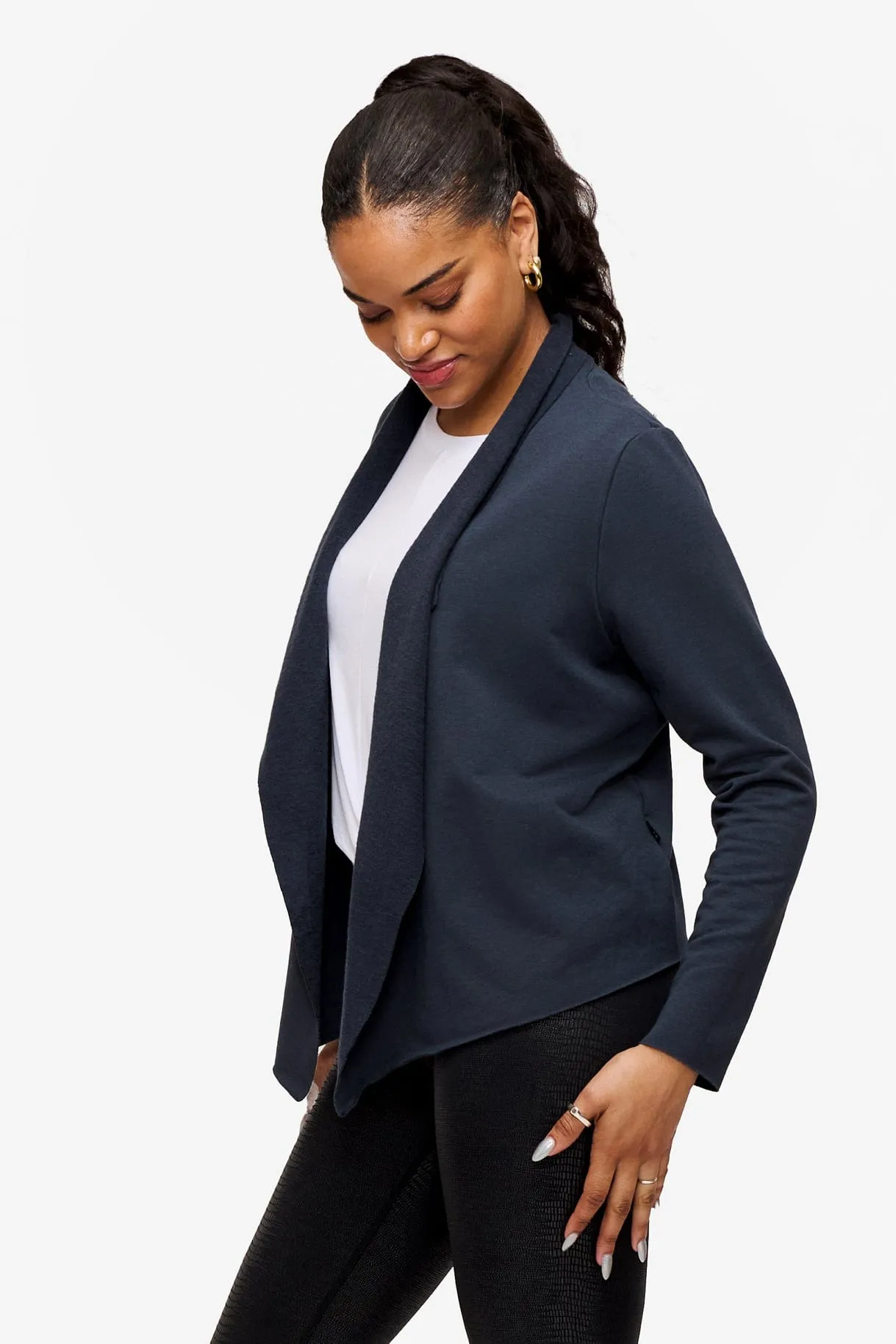 Sloane Jacket in Eclipse sold by Daub & Design