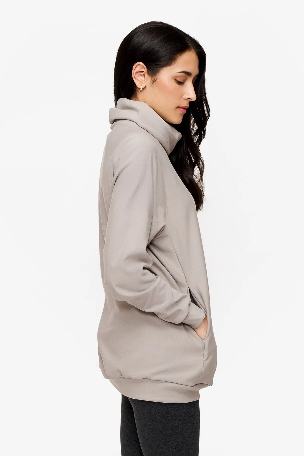 Turtleneck Tunic in Dove sold by Daub & Design product image thumbnail 2