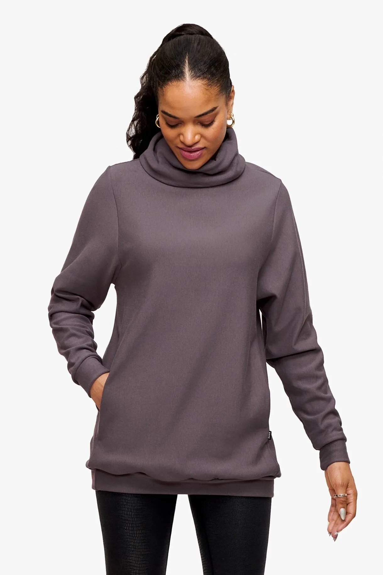 Turtleneck Tunic in Sparrow sold by Daub & Design product image thumbnail 3