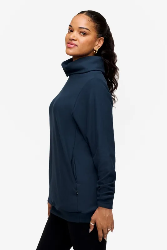 Turtleneck Tunic in Mystique sold by Daub & Design