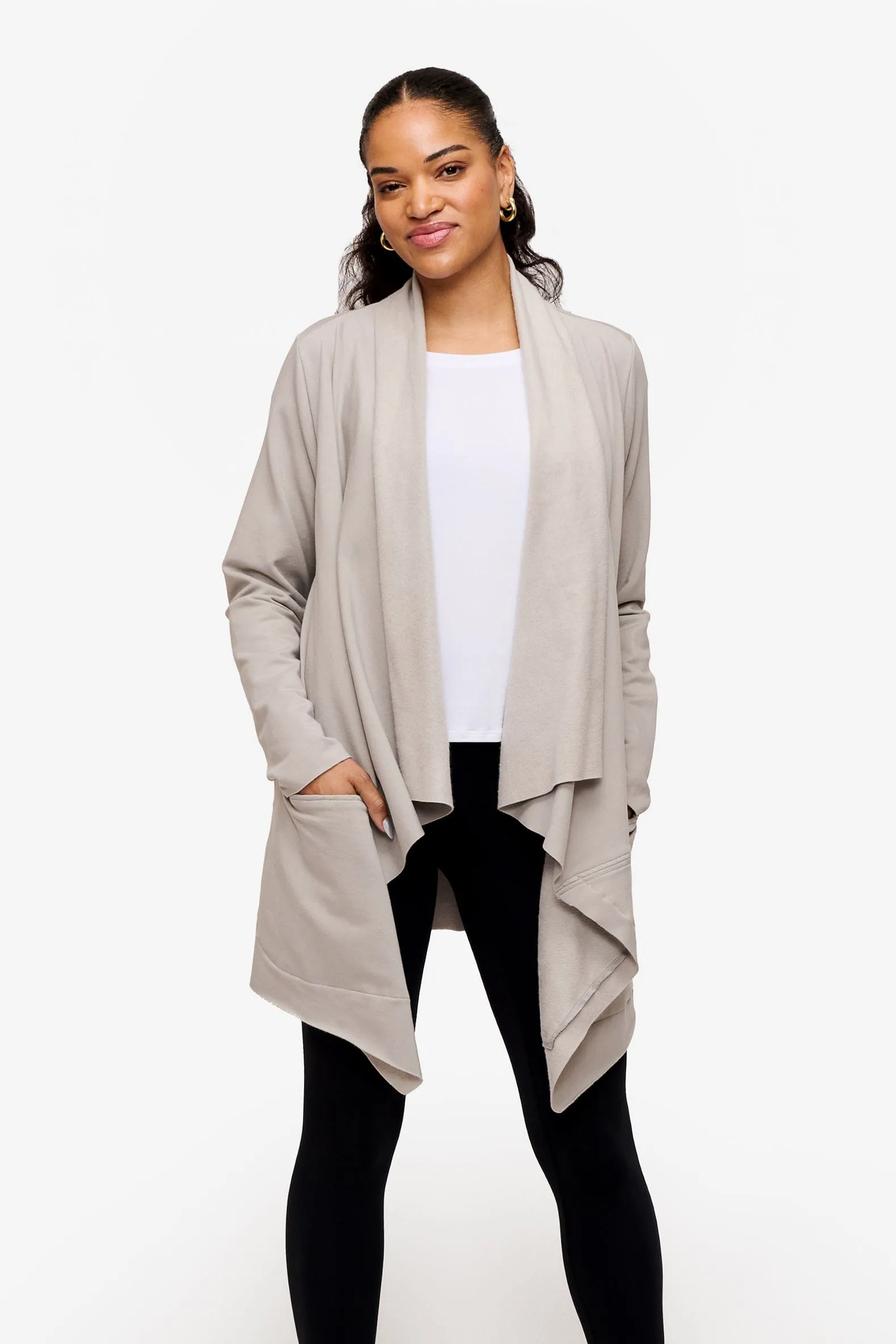 Valencia Jacket in Dove sold by Daub & Design