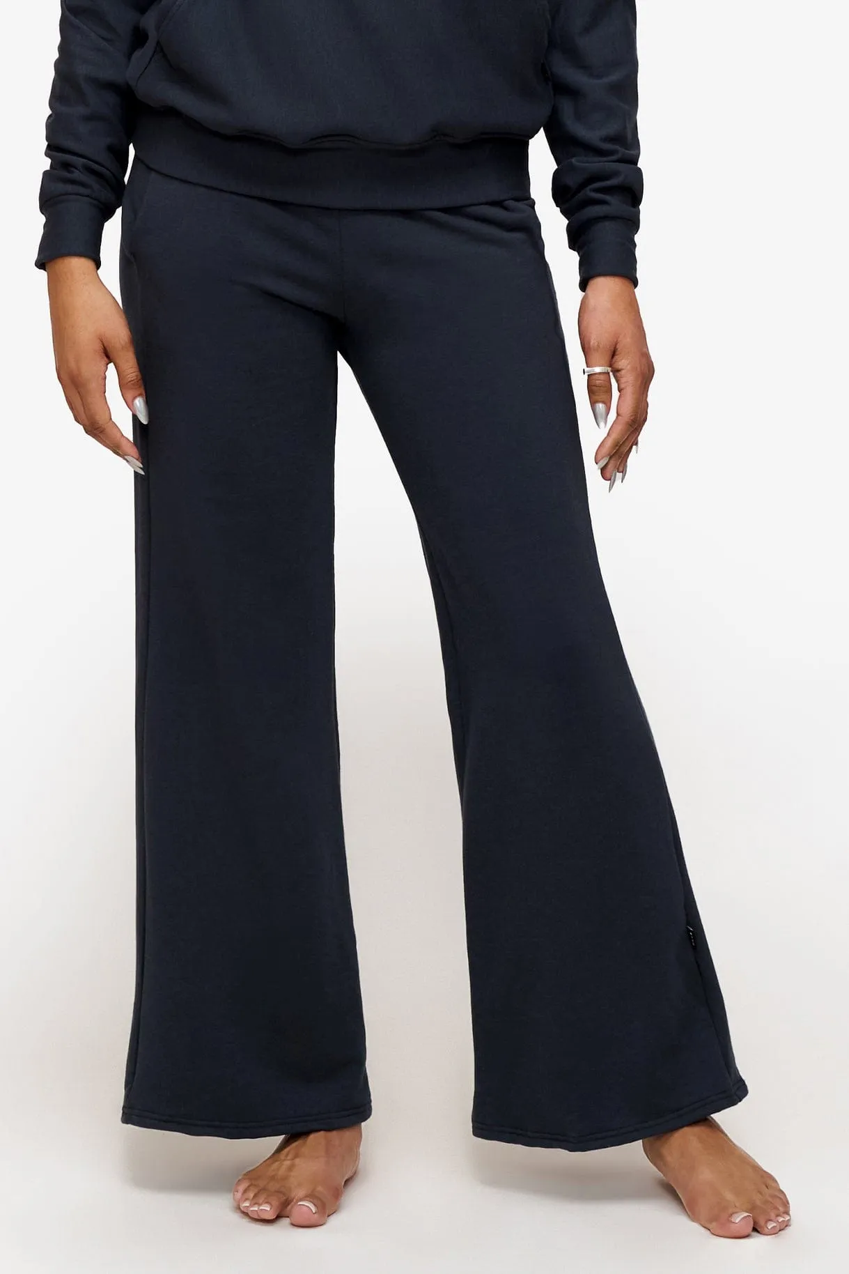 Wide Leg Sweatpant in Eclipse sold by Daub & Design product image thumbnail 4