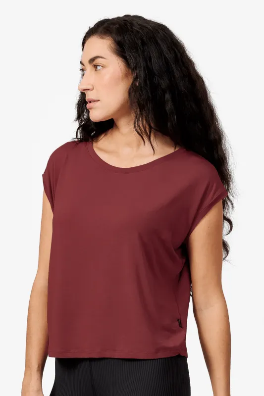 Box Tee in Sienna sold by Daub & Design