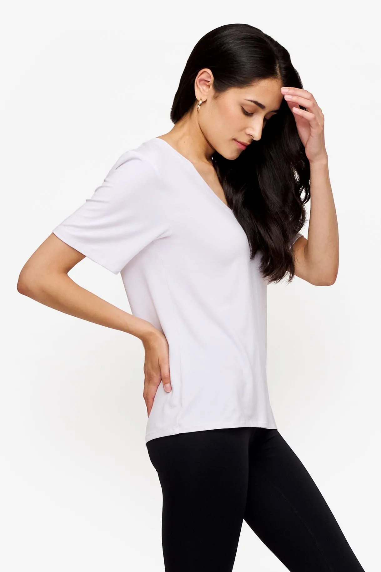 Everyday Tee in White sold by Daub & Design product image thumbnail 2