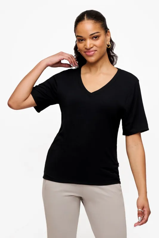 Everyday Tee in Black sold by Daub & Design