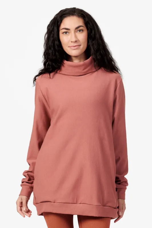 Turtleneck Tunic in Acacia sold by Daub & Design