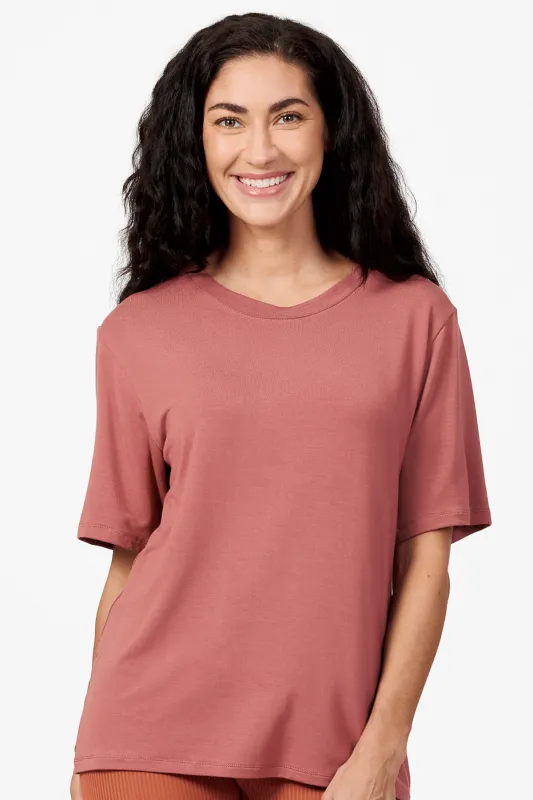 The Weekend Tee in Acacia sold by Daub & Design