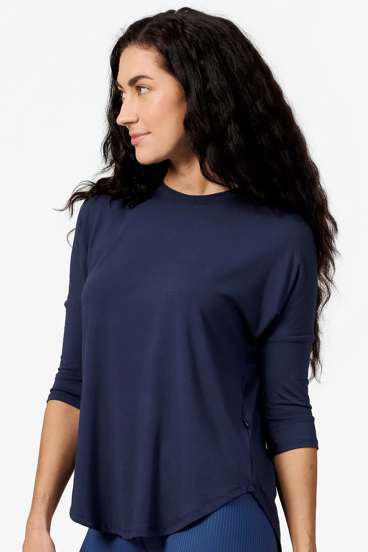 Ainsley Tee in Navy sold by Daub & Design product image thumbnail 2