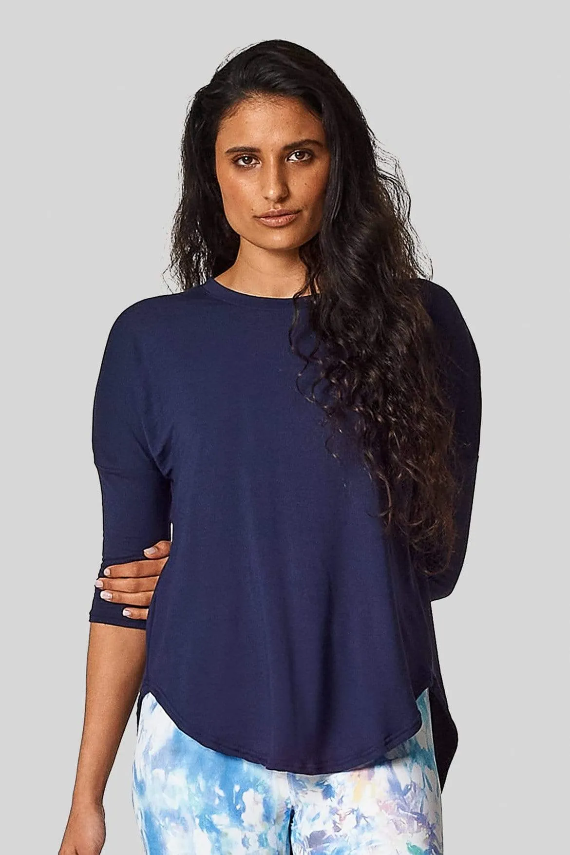 Ainsley Tee in Navy sold by Daub & Design product image thumbnail 4