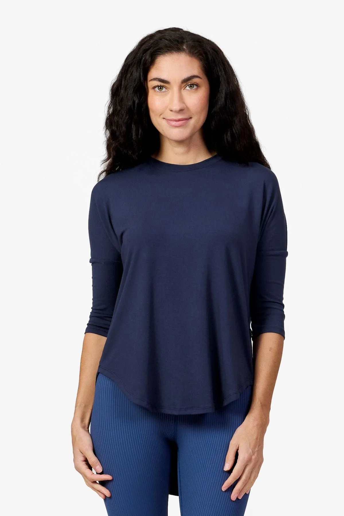 Ainsley Tee in Navy sold by Daub & Design