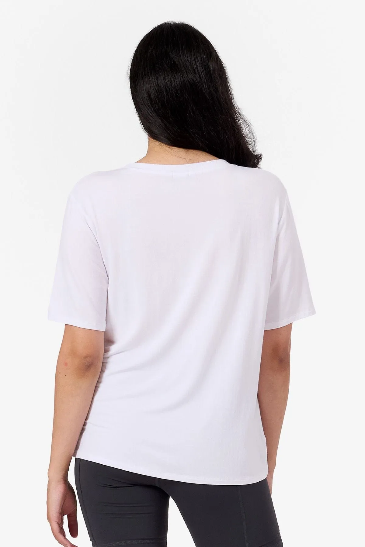 The Weekend Tee in White sold by Daub & Design product image thumbnail 3