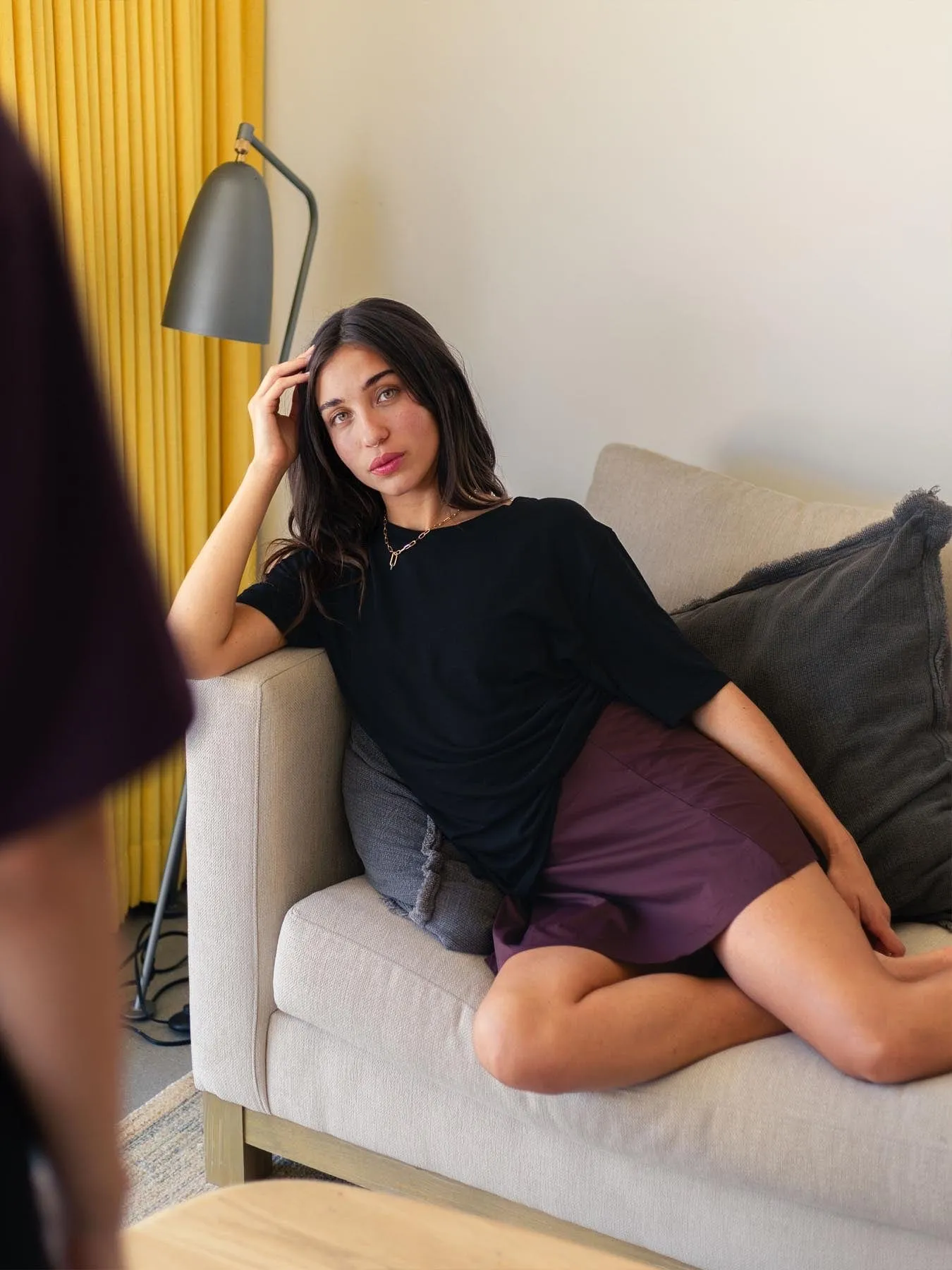 The Weekend Tee in Black sold by Daub & Design product image thumbnail 2