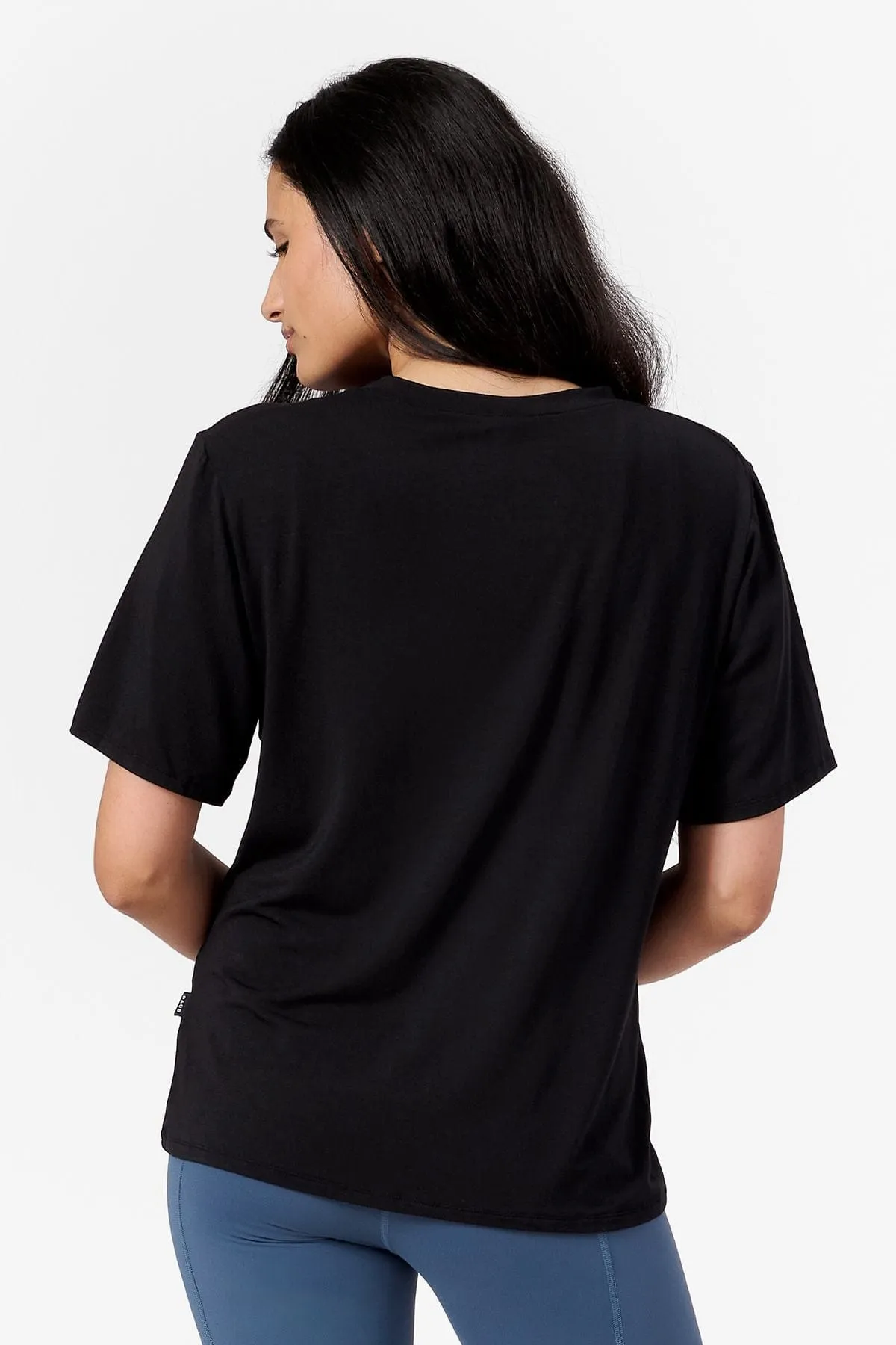 The Weekend Tee in Black sold by Daub & Design product image thumbnail 4