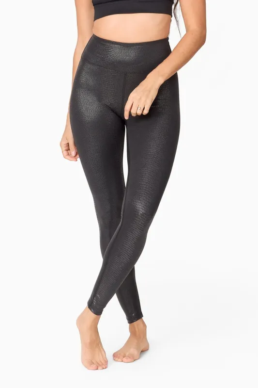 Riley Legging in Snake Foil sold by Daub & Design