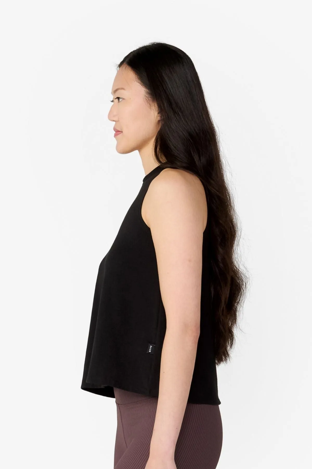 Maia Tank in Black sold by Daub & Design product image thumbnail 2