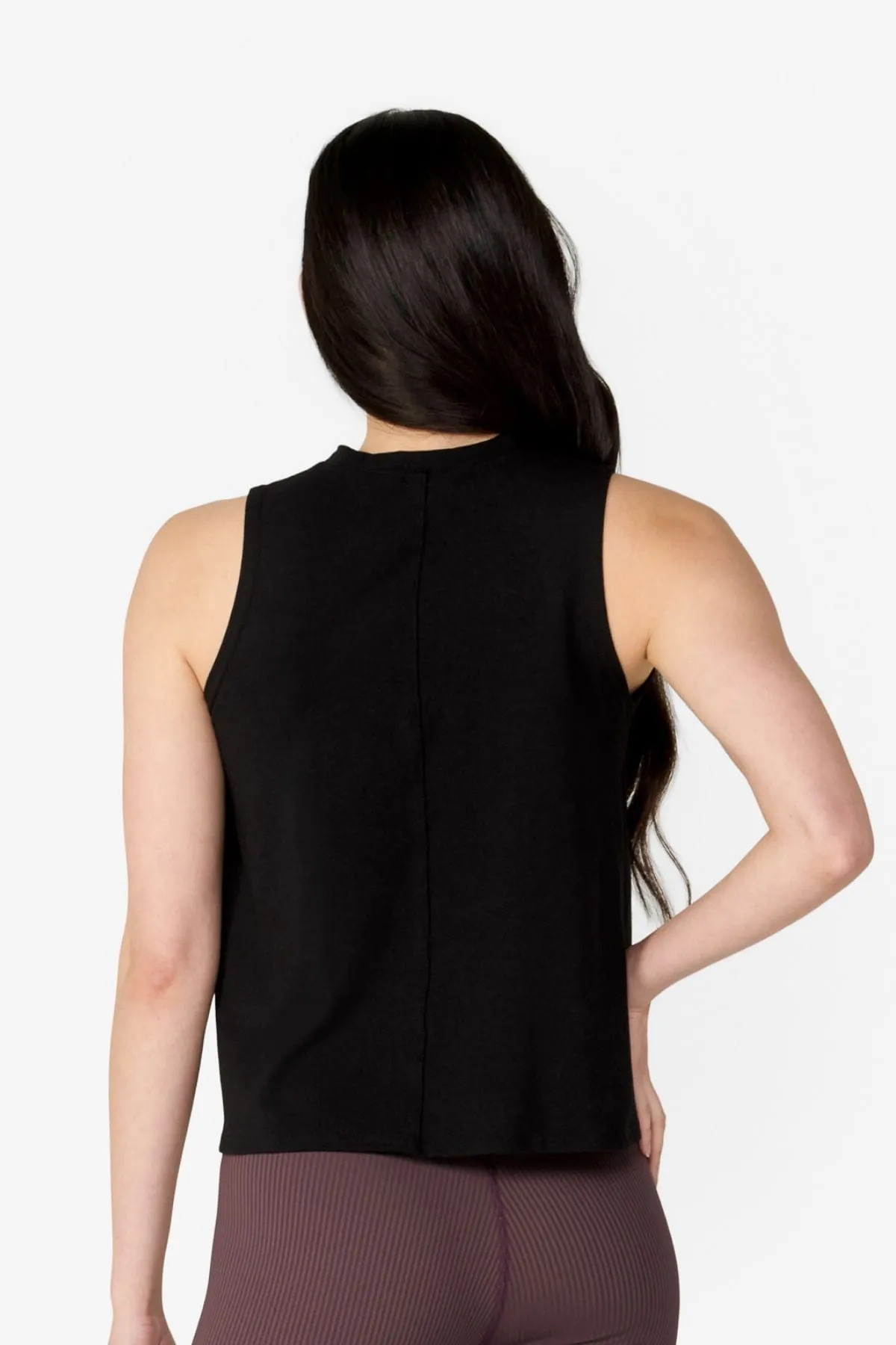 Maia Tank in Black sold by Daub & Design product image thumbnail 3