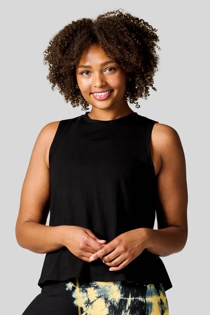 Maia Tank in Black sold by Daub & Design product image thumbnail 5