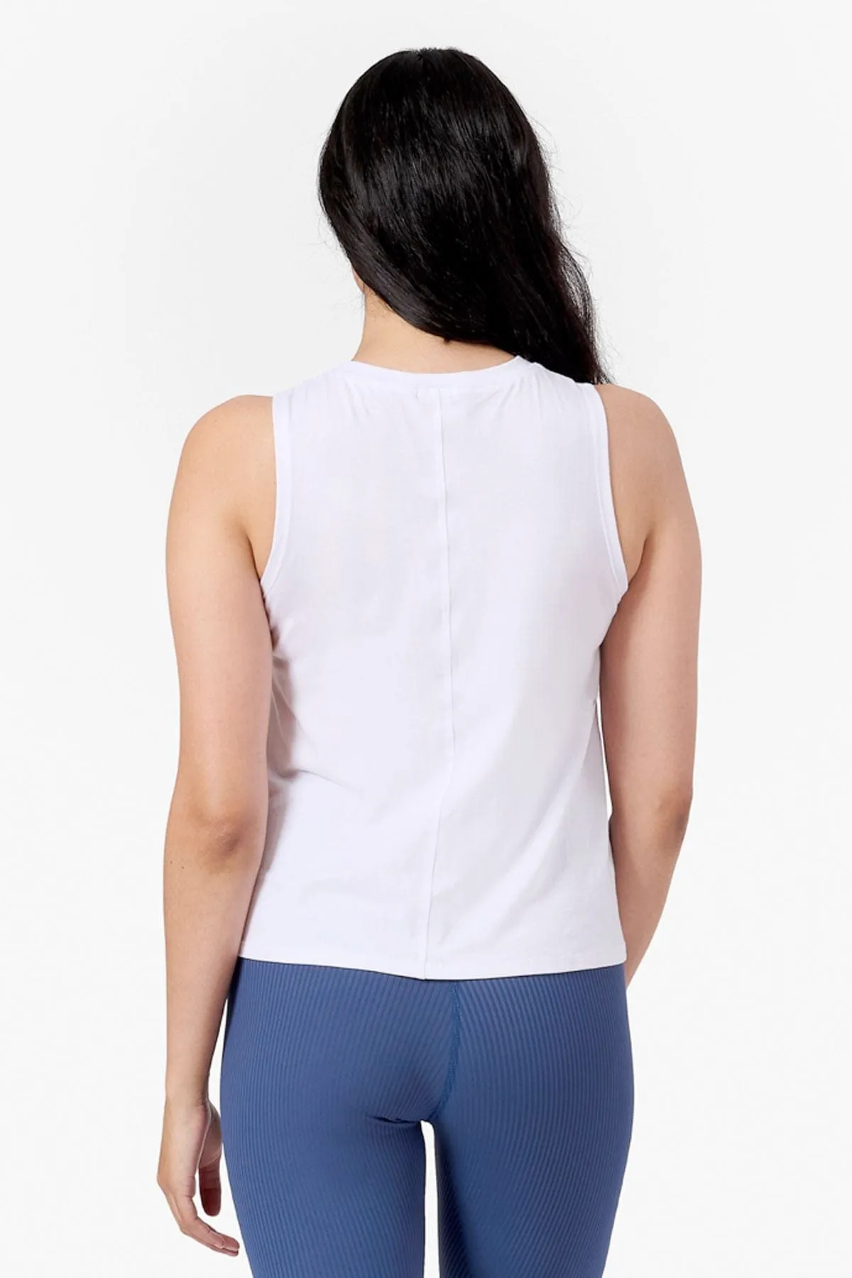 Maia Tank in White sold by Daub & Design product image thumbnail 3