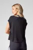 Box Tee in Black sold by Daub & Design