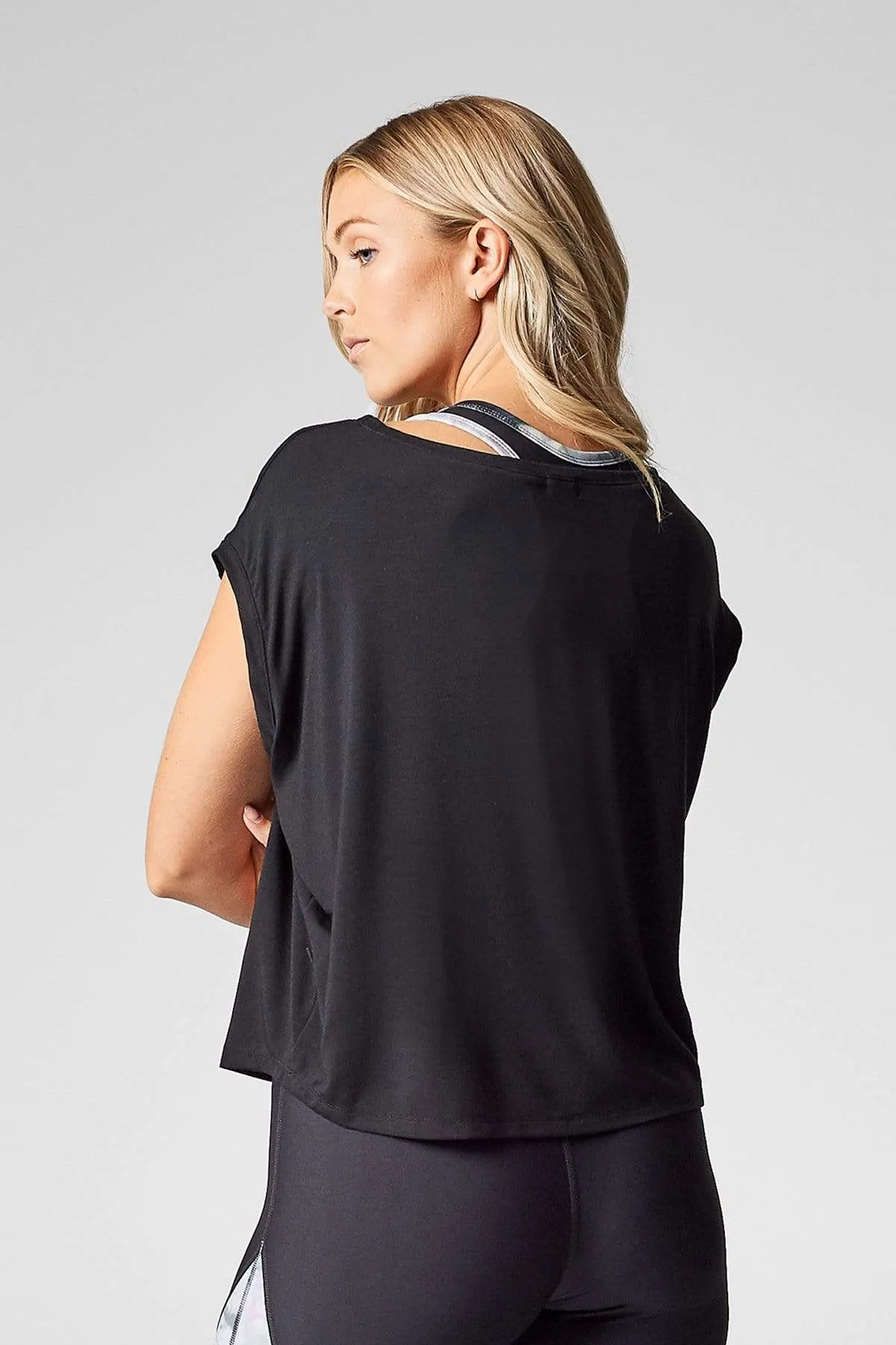 Box Tee in Black sold by Daub & Design product image thumbnail 4