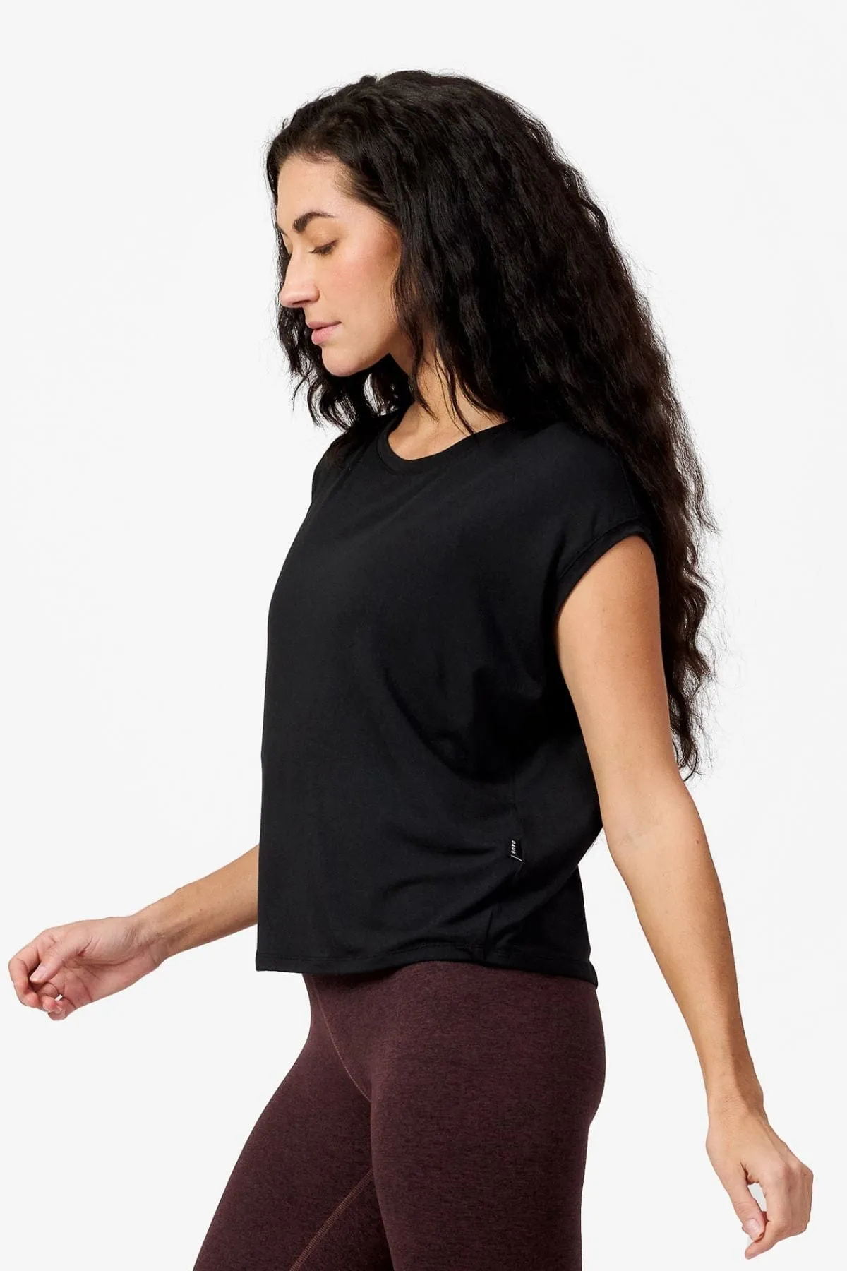 Box Tee in Black sold by Daub & Design