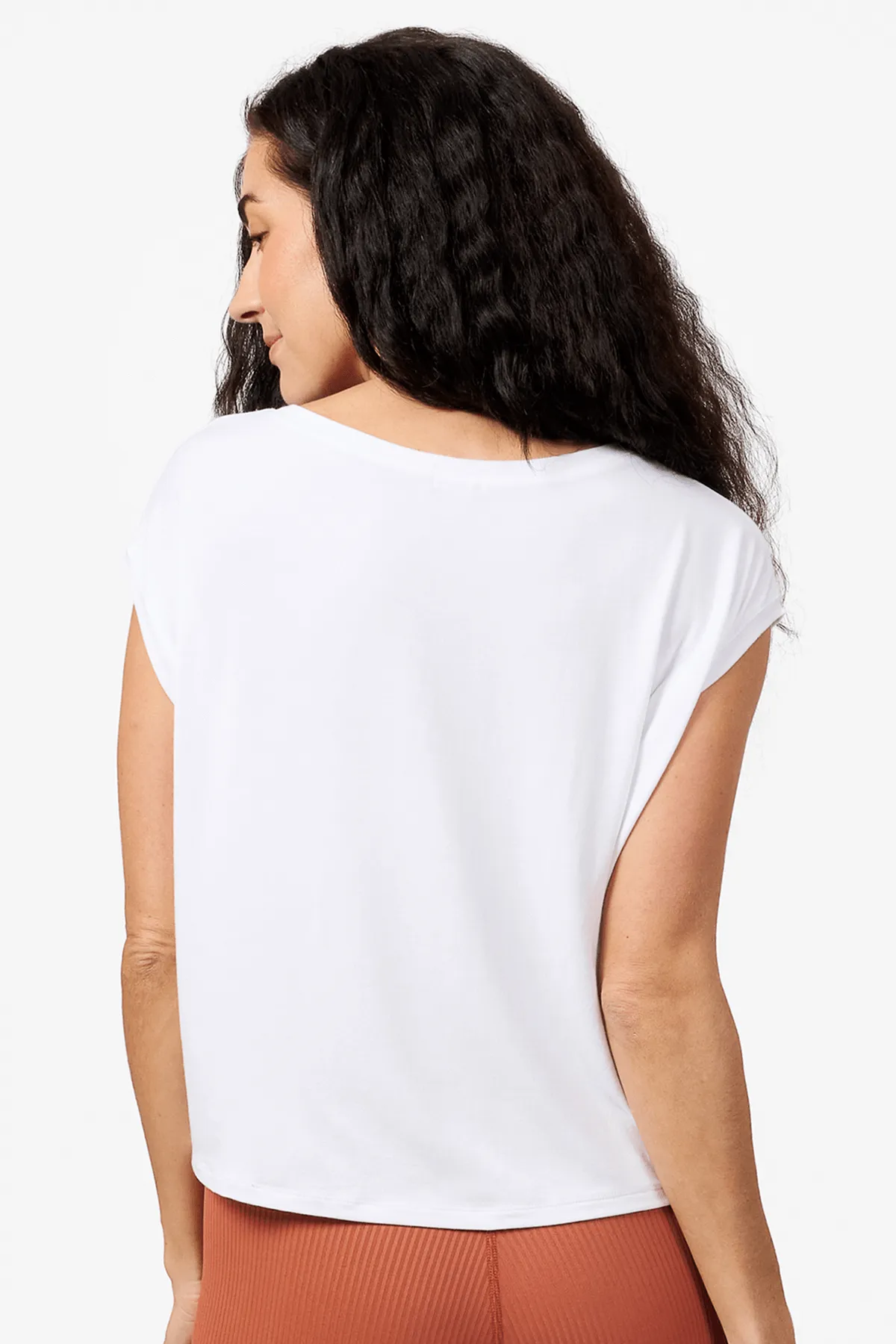 Box Tee in White sold by Daub & Design product image thumbnail 4