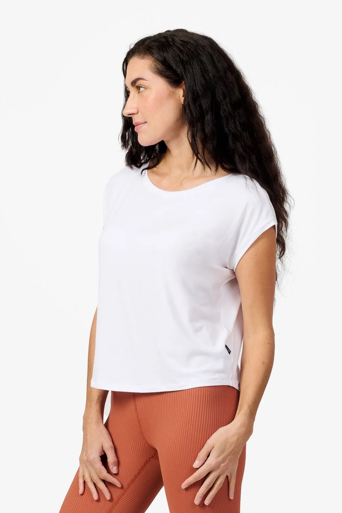 Box Tee in White sold by Daub & Design product image thumbnail 2