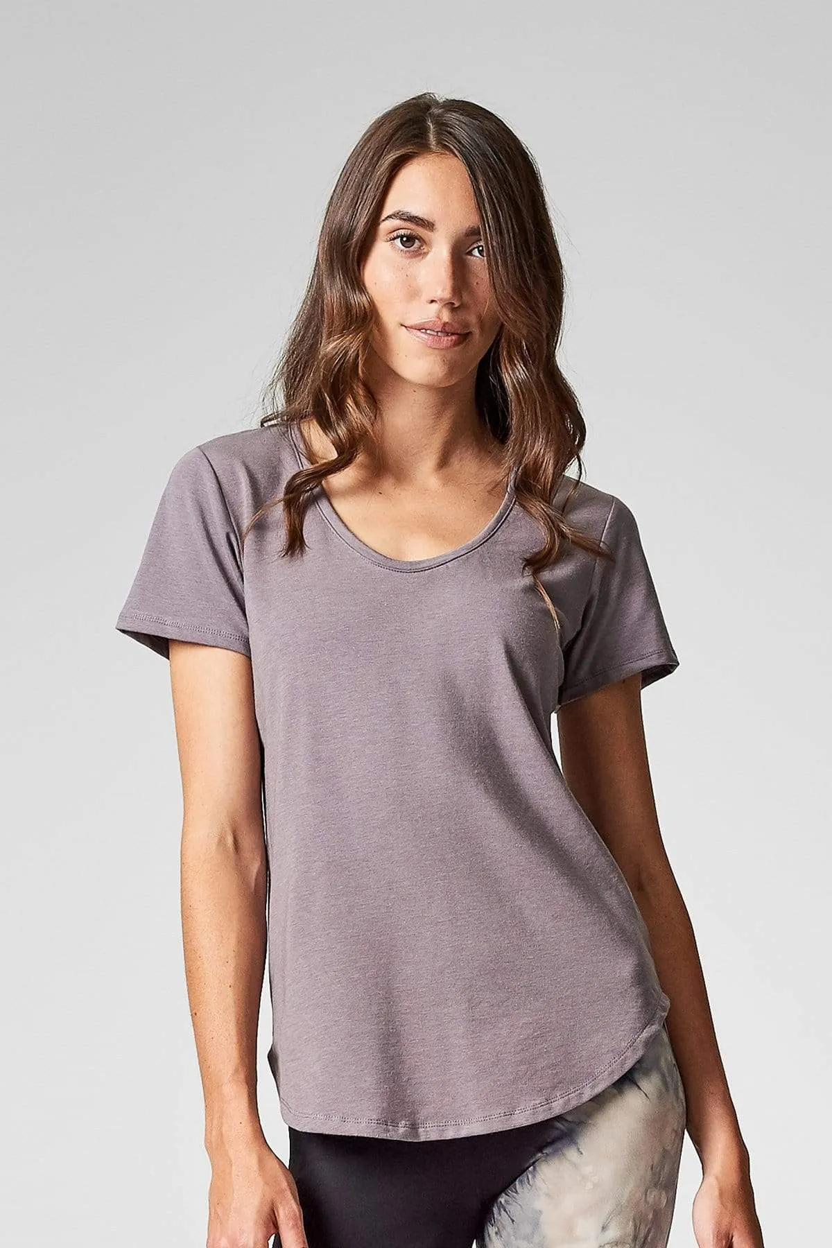 Avery Tee in Mink sold by Daub & Design