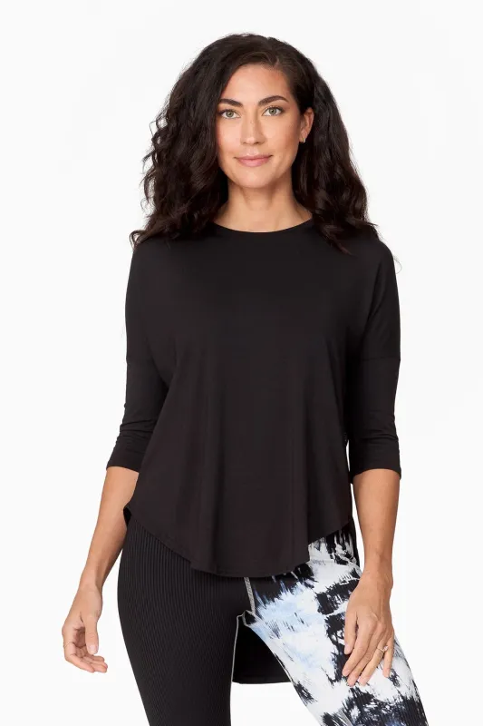 PRE-ORDER - Ainsley Tee in Black sold by Daub & Design