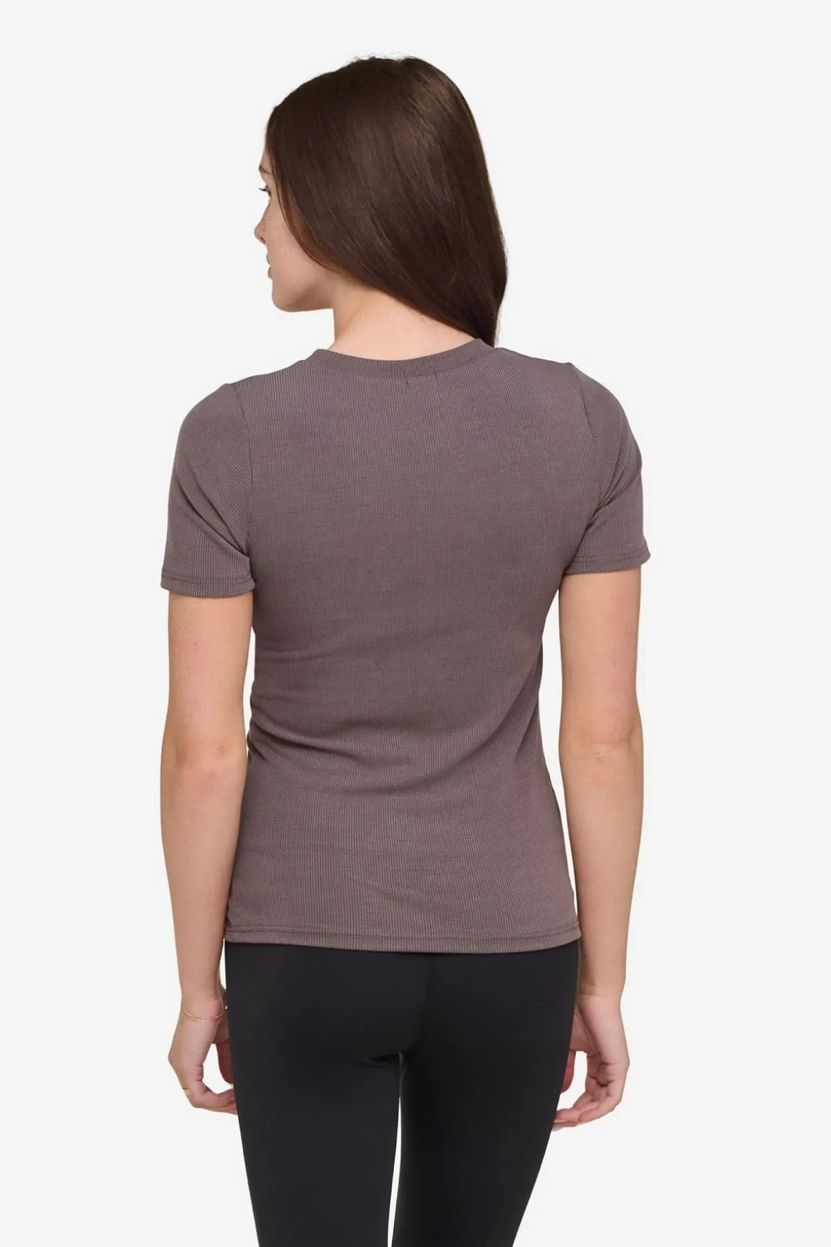 Ribbed Tee in Granite sold by Daub & Design product image thumbnail 3